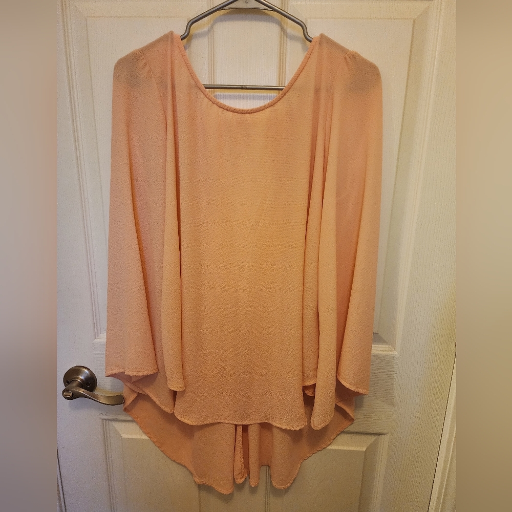 Peach Women's Top